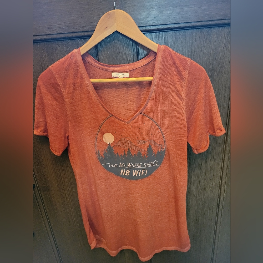 Burnout graphic tee